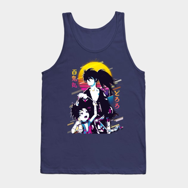 Dororo and Hyakkimaru Tank Top by 80sRetro